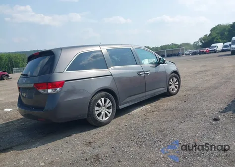 2014 Honda Odyssey Ex-L из США, поврежденный, VIN 5FNRL5H6XEB121390